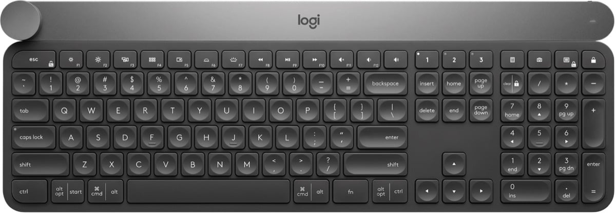 Октябрь выпущен   Клавиатура Logitech CRAFT   для ПК и Mac есть больше, чем обычные функции для клавиатуры, и большинство из них хороши