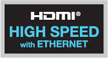 Высокоскоростной HDMI с Ethernet   Высокоскоростной кабель Ethernet - поддержка разрешений, превышающих 1080p, включая технологию Deep Color и все форматы 3D, описанные в спецификации 1